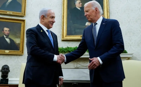 Biden hosts Israel’s Netanyahu at White House amid Gaza war protests