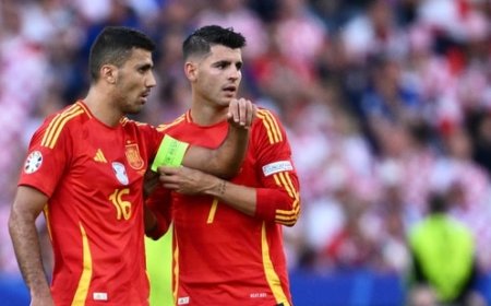 UEFA have suspended Rodri and Morata for one game each