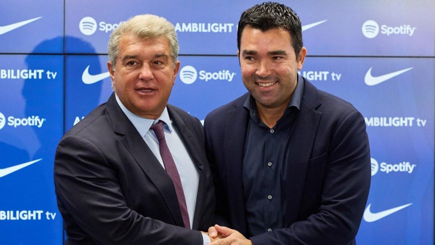 Barcelona President Joan Laporta takes over transfer negotiation from Deco