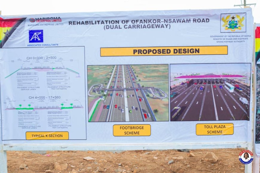 President Akufo-Addo Inspects Ofankor-Nsawam Road Project