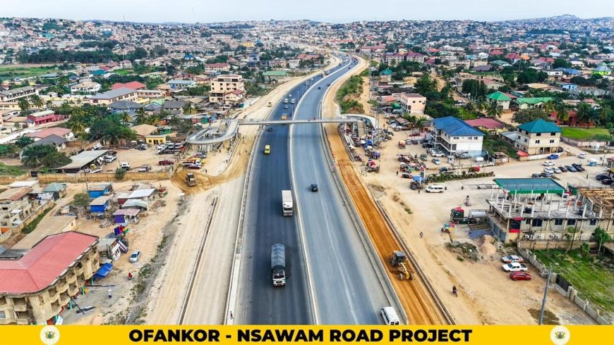 President Akufo-Addo Inspects Ofankor-Nsawam Road Project