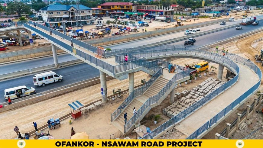 President Akufo-Addo Inspects Ofankor-Nsawam Road Project