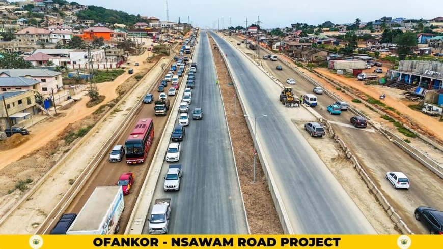 President Akufo-Addo Inspects Ofankor-Nsawam Road Project