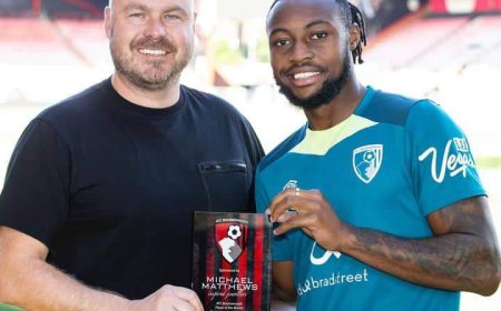 Ghana forward Antoine Semenyo wins Bournemouth Player of The Month award