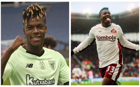 Nico Williams names Asamoah Gyan as the player he adored while growing up