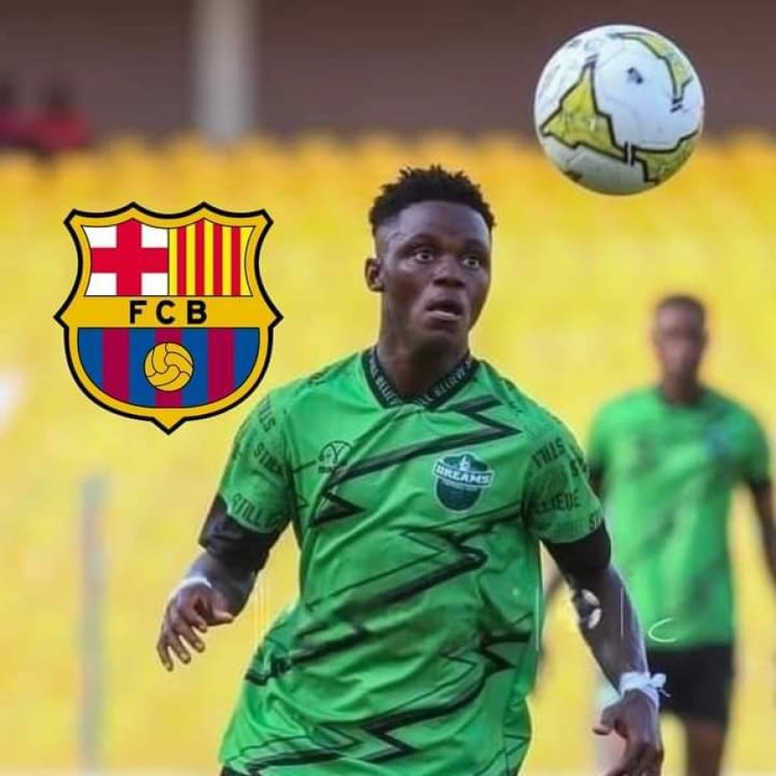 Talented Dreams FC teenager Abdul Aziz Issah joins Spanish giants FC Barcelona