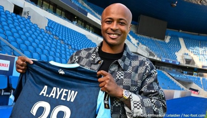 Ghana captain Andre Ayew returns to Le Havre for second spell