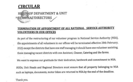 NSA Terminates Volunteer Appointments as Part of Restructuring