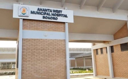 Health Minister Visits Ahanta West Municipal Hospital to Assess Project Status