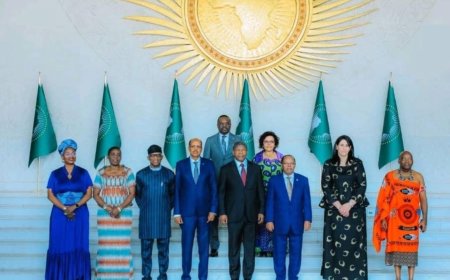 AFRICAN UNION COMMISSION HOLDS OFFICIAL HANDOVER CEREMONY FOR NEWLY ELECTED COMMISSIONERS
