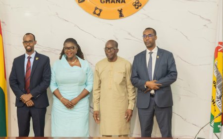 Somaliland Delegation Pays Courtesy Call on Ghana’s Speaker as Part of Civic Education Partnership