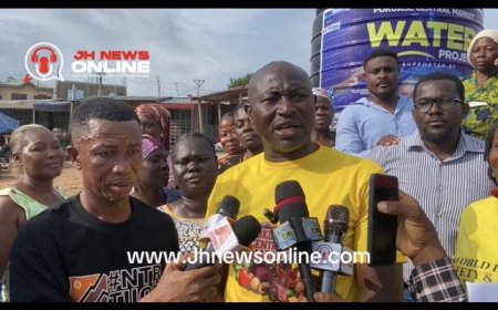 Pokuase Central Market Commissions Four Boreholes to Combat Water Crisis