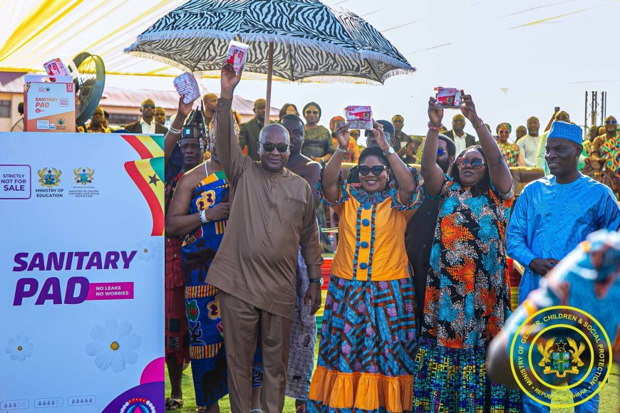 LAUNCH OF FREE SANITARY PADS FOR SCHOOL GIRLS.