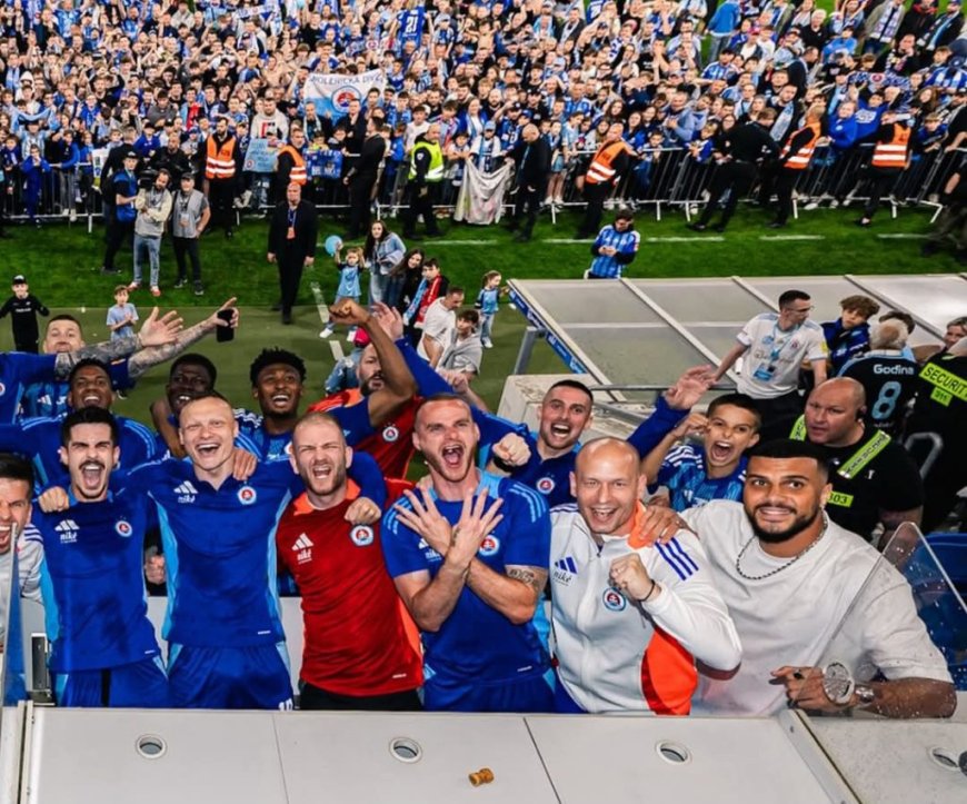 Ghanaian duo Rahim Ibrahim and Sharani Zuberu win Slovak Super Liga title with Slovan Bratislava