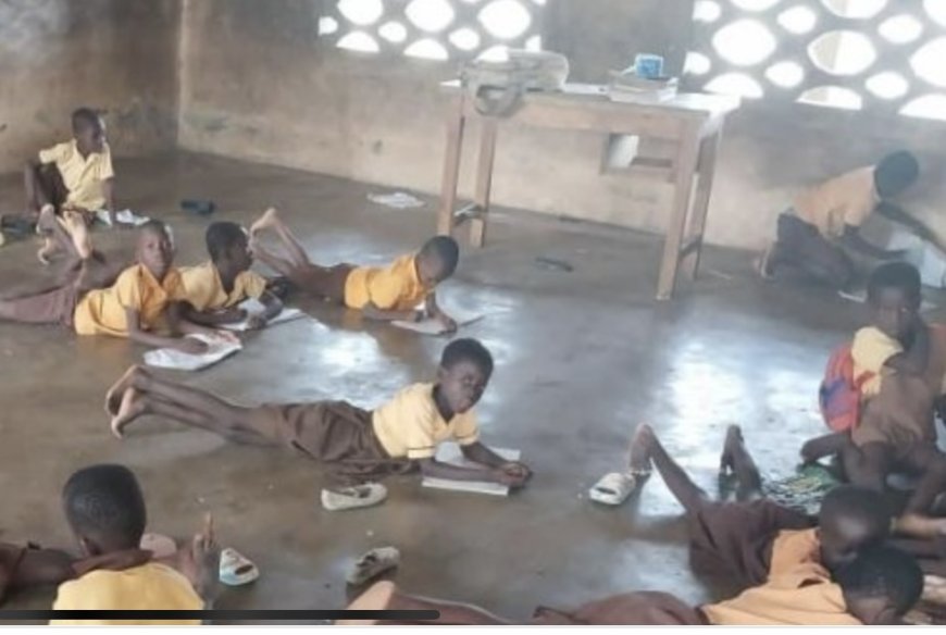 No Desk Syndrome Affects Teaching and Learning at Gambrongo Basic School