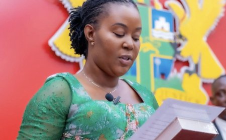 EWURABENA AUBYNN SWORN IN AS ABLEKUMA NORTH MP AFTER MINORITY WALKOUT