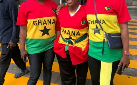 GFA president and Ghana Supporters Union welcome Black Queens back from Morocco.