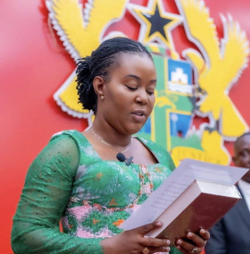 EWURABENA AUBYNN SWORN IN AS ABLEKUMA NORTH MP AFTER MINORITY WALKOUT