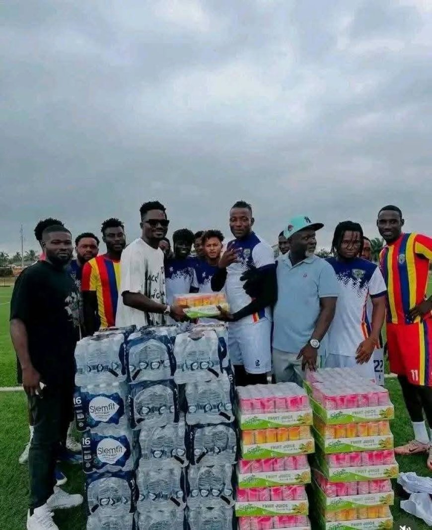 Ghanaian Football Star Daniel Amartey Pays Heartfelt Visit to Accra Hearts of Oak