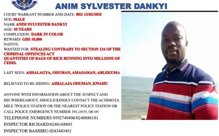 Wanted By Ghana Police