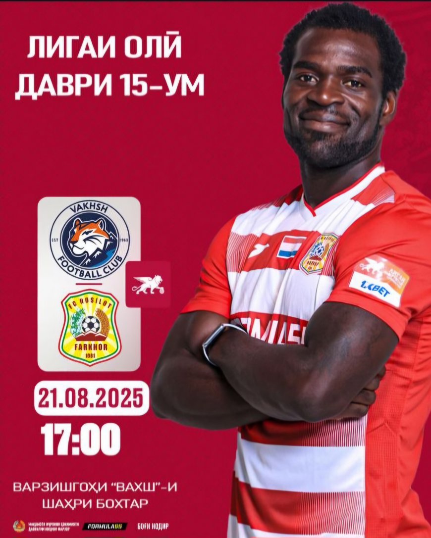 Upcoming league Match: Joseph Akomadi's Team Heads to Vakhsh FC