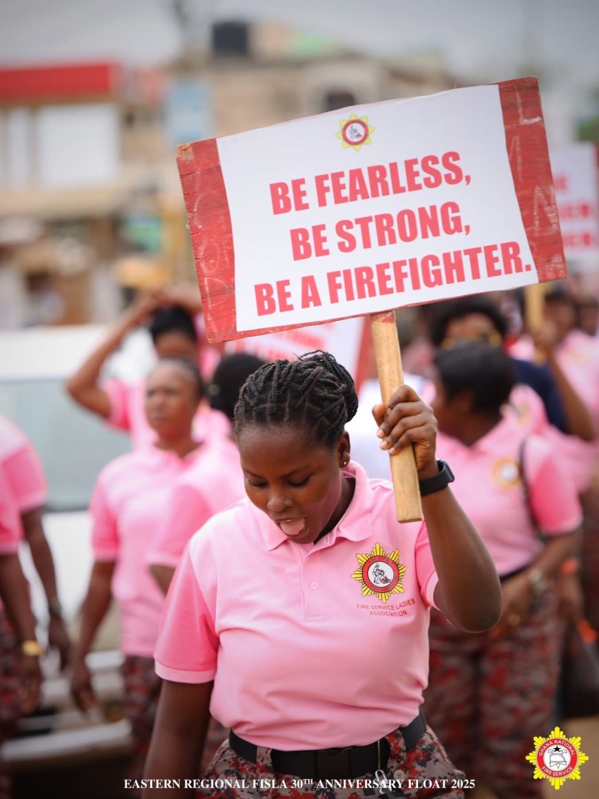 Fire Service Ladies Association Marks 30th Anniversary with Nationwide Float