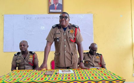 Volta Regional Fire Command Holds Refresher Training for Officers