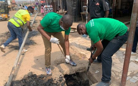 Hon. Akwetey Agbo Leads Cleanup as National Sanitation Day is Relaunched