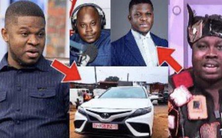 Sammy Gyamfi Presents Toyota Camry to Oheneba Boamah Bennie Following On-Air Remarks