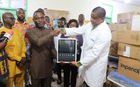 Health Minister Donates $1.5 Million in Equipment to Ga North Municipal Hospital