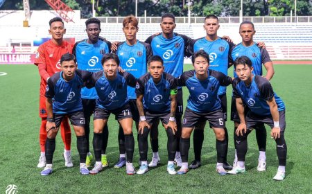 Daniel Oppong Romeo made his first ever debut for his new club Maharlika FC