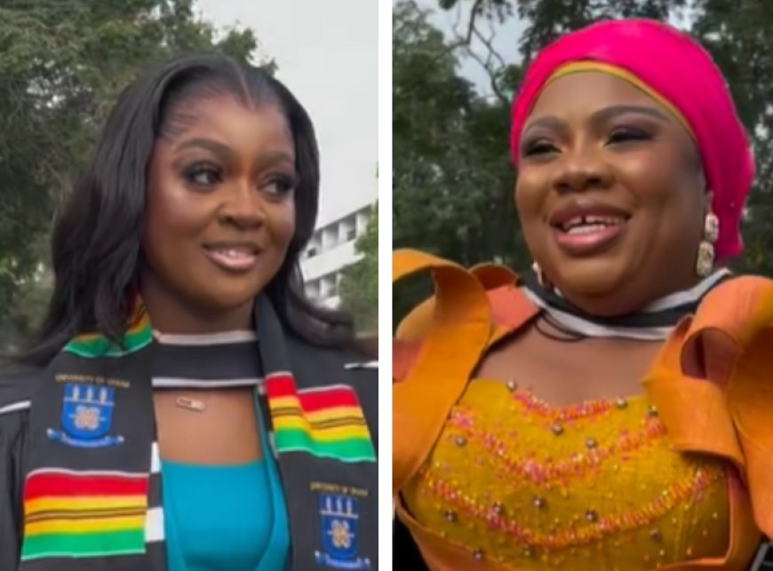 Jackie Appiah and Manager Earn Master's Degrees