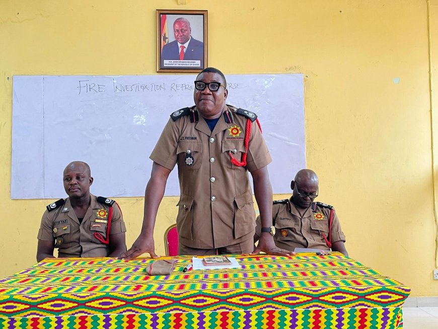 Volta Regional Fire Command Holds Refresher Training for Officers