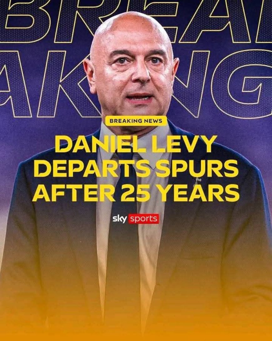 Daniel Levy has stepped down as Tottenham Hotspur's executive chairman after nearly 25 years in the role. This move comes after a long period of controversy and fan frustration over the club's performance