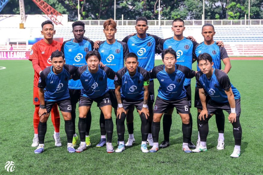 Daniel Oppong Romeo made his first ever debut for his new club Maharlika FC