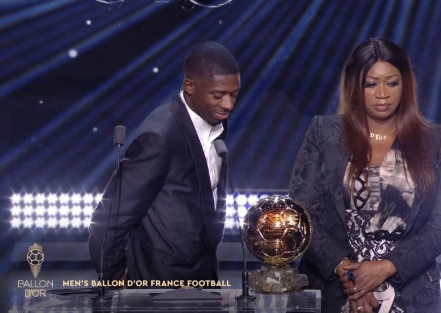 Ousmane Dembélé's emotional speech is a heartfelt tribute to the people who have supported him throughout his journey.