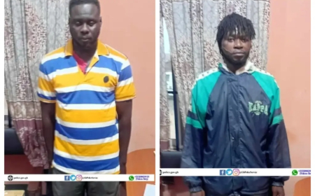 Two Men Jailed 15 Years Each for Robbery and Sexual Assault of 19-Year-Old Hairdresser in Tema