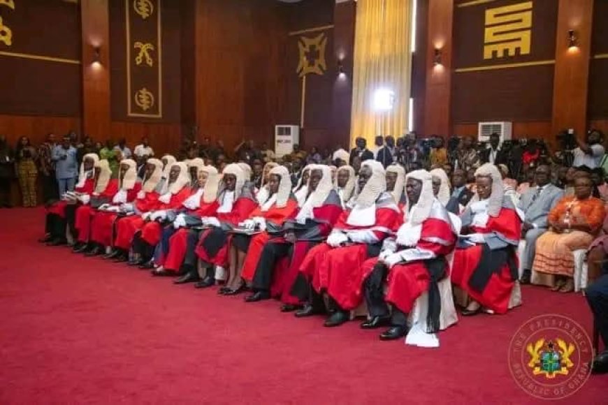 Dormaahene, 19 Others Sworn in as Justices of the Court of Appeal