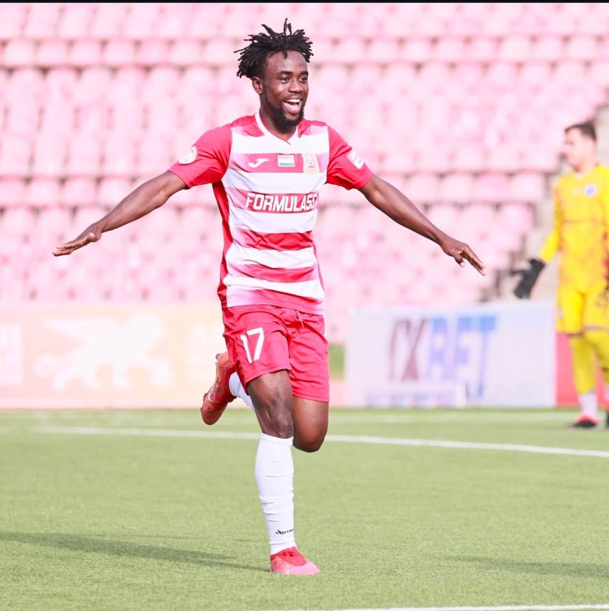 Joseph Akomadi will lead his team on the battle field on Friday as they travel to the home grounds of Kujhand fc in the Tajikistan league