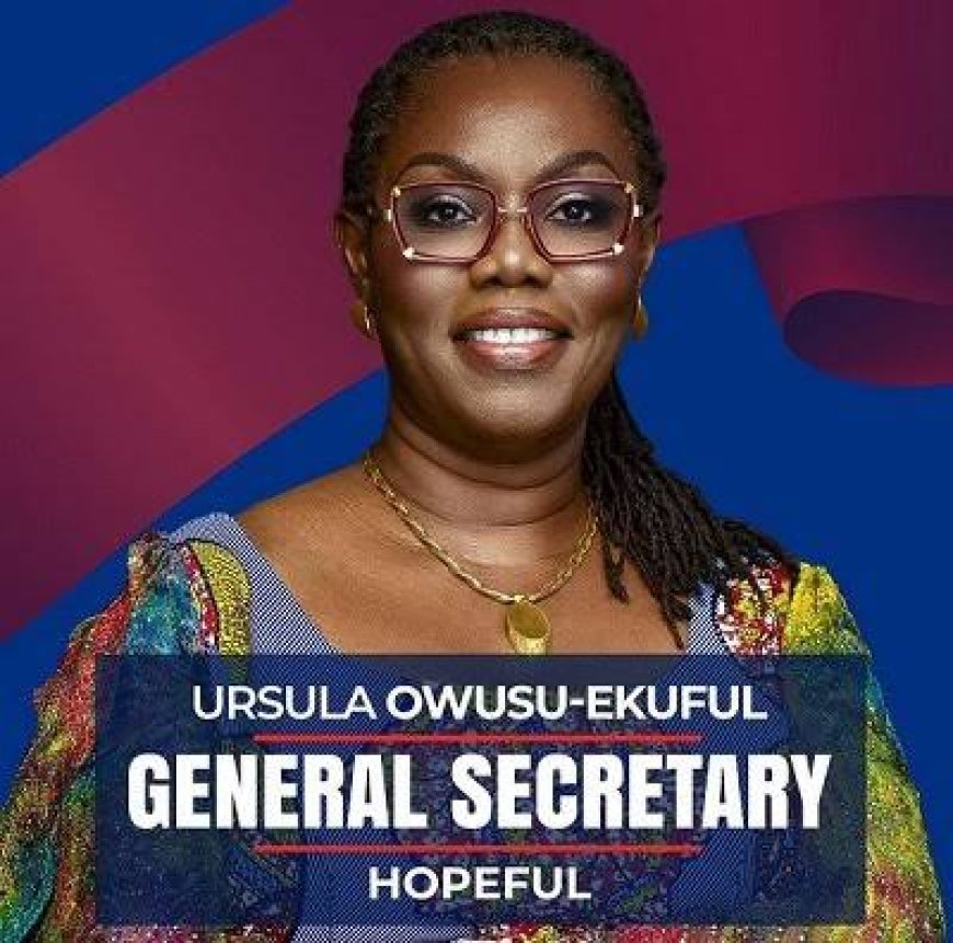 Former Communications Minister Ursula Owusu-Ekuful Declares Bid for NPP General Secretary Position
