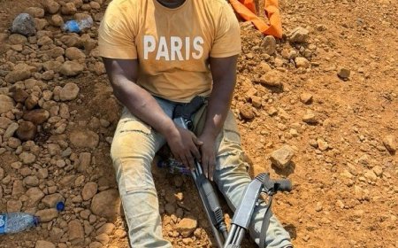 Galamsey Kingpin Arrested After Attempting to Bribe Task Force with GH₵100,000 at Ayensu River Site