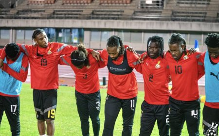 Black Stars Begin Training in Nagoya Ahead of International Friendlies Against Japan and South Korea