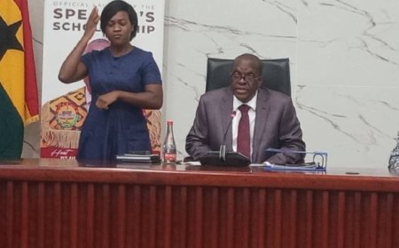 SPEAKER BAGBIN LAUNCHES SCHOLARSHIP SCHEME TO EMPOWER PARLIAMENT