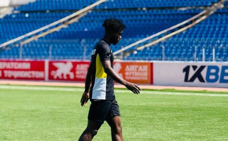 Since the Tajikistan Higher League is over, something special is cooking in the camp of our master class player Joseph Akomadi