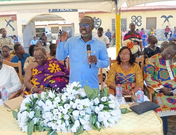 Hon. Philip Twum Yeboah Chairs Oyoko Circuit Teacher’s Prize Day in Koforidua Oyoko