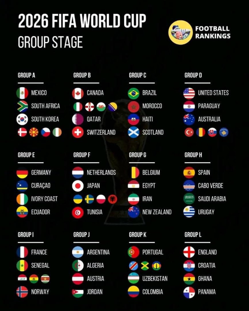 Fifa has finally made each and every country sees their stands after the world cup draw today
