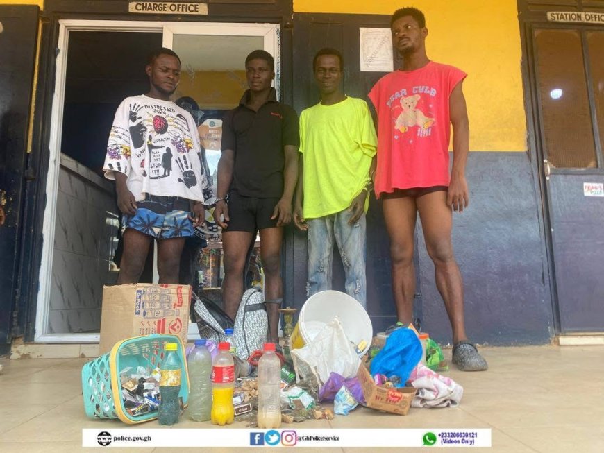 Police Arrest 13 in Intelligence-Led Crackdown on Crime in Senya Beraku