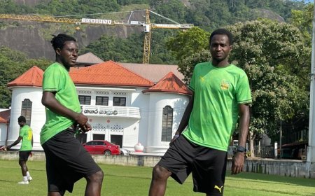 Ernest Addo and Kojo Anokye put up great performance in their game against Sri Lanka Police SC in the Sri Lankan Champions league as Kojo Anokye scored the solo goal in the game for Pelicans