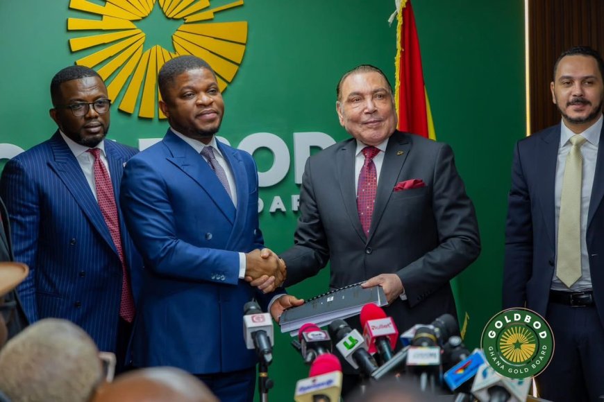 Ghana Gold Board Signs Landmark Gold Refining Deal with Local Refinery