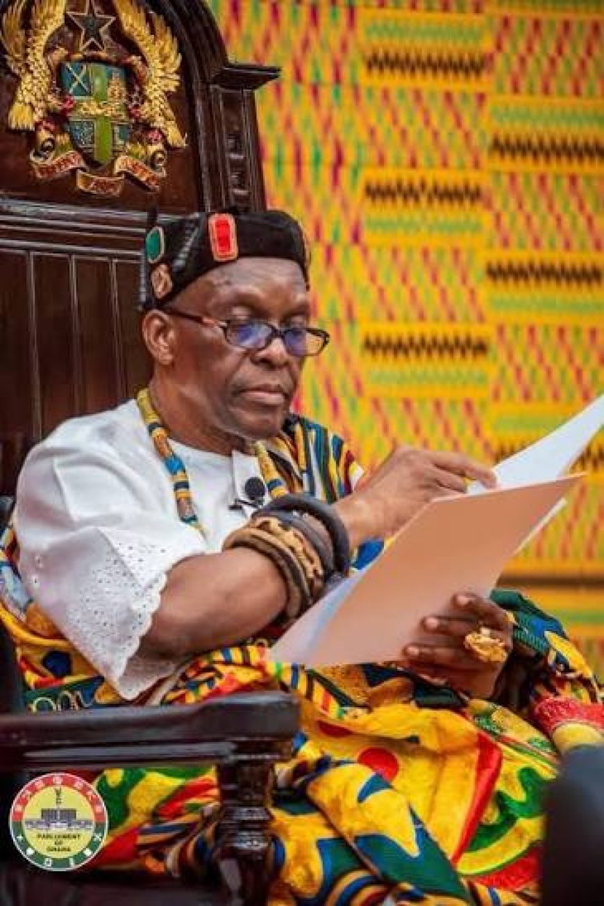 SPEAKER ALBAN BAGBIN DIRECTS ANTI-LGBTQ BILL RE-LAID IN PARLIAMENT FOR CONSIDERATION.